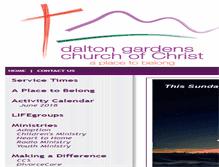 Tablet Screenshot of dgchurch.org